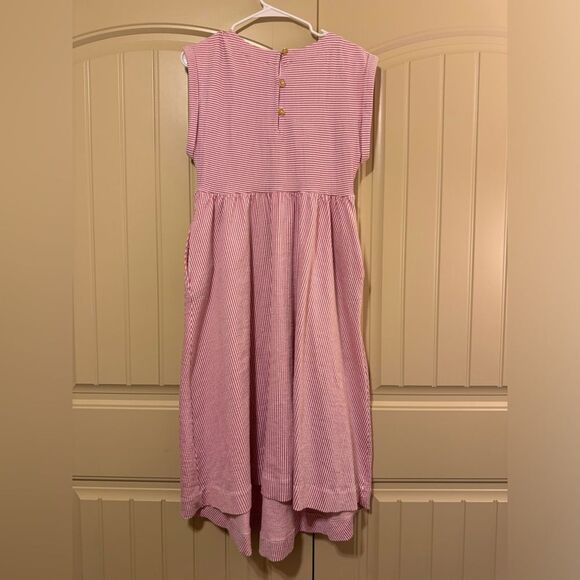 Maeve Everyday Midi Dress | XSmall | Pink + White - Picture 7 of 14